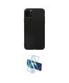 ieg™ iPhone 11 Pro Max Kılıf Kozmos Yansıma Özel Seri - Siyah 3D Antistatik Seramik Nano Ekran Koruyucu