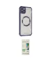 ieg™ iPhone 11 Pro Max Kılıf Kutup Modern - Siyah 20D Premium Cam Ekran Koruyucu