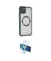 ieg™ iPhone 11 Pro Max Kılıf Kutup Modern - Siyah 3D Antistatik Seramik Nano Ekran Koruyucu