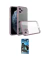 ieg™ iPhone 11 Pro Max Kılıf Nova Asil Özel Seri - Siyah 34D Izgaralı Cam