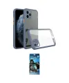 ieg™ iPhone 11 Pro Max Kılıf Nova Asil Özel Seri - Siyah 34D Izgaralı Cam
