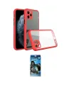 ieg™ iPhone 11 Pro Max Kılıf Nova Asil Özel Seri - Siyah 34D Izgaralı Cam