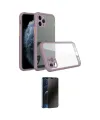 ieg™ iPhone 11 Pro Max Kılıf Nova Asil Özel Seri - Siyah 3D Antistatik Hayalet Cam Ekran Koruyucu