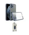 ieg™ iPhone 11 Pro Max Kılıf Nova Asil Özel Seri - Siyah Bilvis Hayalet Cam Ekran Koruyucu