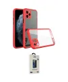 ieg™ iPhone 11 Pro Max Kılıf Nova Asil Özel Seri - Siyah Bilvis Hayalet Cam Ekran Koruyucu