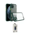 ieg™ iPhone 11 Pro Max Kılıf Nova Asil Özel Seri - Siyah Bilvis Hayalet Cam Ekran Koruyucu
