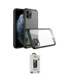 ieg™ iPhone 11 Pro Max Kılıf Nova Asil Özel Seri - Siyah Bilvis Hayalet Cam Ekran Koruyucu