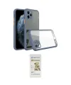 ieg™ iPhone 11 Pro Max Kılıf Nova Asil Özel Seri - Siyah Mat Seramik Nano Ekran Koruyucu