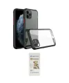ieg™ iPhone 11 Pro Max Kılıf Nova Asil Özel Seri - Siyah Mat Seramik Nano Ekran Koruyucu