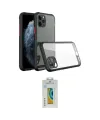 ieg™ iPhone 11 Pro Max Kılıf Nova Asil Özel Seri - Siyah Polymer Nano Ekran Koruyucu