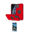 ieg™ iPhone 11 Pro Max Kılıf Odak Form Prime - Siyah 34D Izgaralı Cam