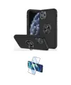ieg™ iPhone 11 Pro Max Kılıf Odak Form Prime - Siyah 3D Antistatik Cam Ekran Koruyucu