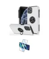ieg™ iPhone 11 Pro Max Kılıf Odak Form Prime - Siyah 3D Antistatik Seramik Nano Ekran Koruyucu