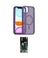 ieg™ iPhone 11 Pro Max Kılıf Siluet Minimal Prime - Şeffaf 360 Full Body Arka Koruyucu