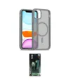 ieg™ iPhone 11 Pro Max Kılıf Siluet Minimal Prime - Şeffaf 360 Full Body Arka Koruyucu
