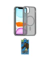 ieg™ iPhone 11 Pro Max Kılıf Siluet Minimal Prime - Siyah 18D Cam Ekran Koruyucu