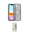 ieg™ iPhone 11 Pro Max Kılıf Siluet Minimal Prime - Siyah 20D Premium Cam Ekran Koruyucu