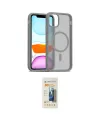 ieg™ iPhone 11 Pro Max Kılıf Siluet Minimal Prime - Siyah 6D Mat Seramik Hayalet Nano Ekran Koruyucu