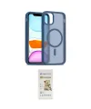 ieg™ iPhone 11 Pro Max Kılıf Siluet Minimal Prime - Siyah Mat Seramik Nano Ekran Koruyucu