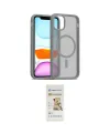 ieg™ iPhone 11 Pro Max Kılıf Siluet Minimal Prime - Siyah Mat Seramik Nano Ekran Koruyucu