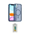 ieg™ iPhone 11 Pro Max Kılıf Siluet Minimal Prime - Siyah Polymer Nano Ekran Koruyucu