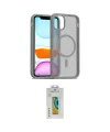 ieg™ iPhone 11 Pro Max Kılıf Siluet Minimal Prime - Siyah Polymer Nano Ekran Koruyucu