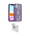 ieg™ iPhone 11 Pro Max Kılıf Siluet Minimal Prime - Siyah Seramik Nano Ekran Koruyucu