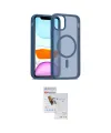 ieg™ iPhone 11 Pro Max Kılıf Siluet Minimal Prime - Siyah Seramik Nano Ekran Koruyucu