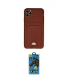 ieg™ iPhone 11 Pro Max Kılıf Vadi Çizgi Prime - Siyah 18D Cam Ekran Koruyucu