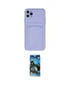 ieg™ iPhone 11 Pro Max Kılıf Vadi Çizgi Prime - Siyah 34D Izgaralı Cam