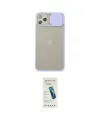 ieg™ iPhone 11 Pro Max Kılıf Vadi Çizgi - Şeffaf Pasifik Cam Ekran Koruyucu
