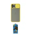 ieg™ iPhone 11 Pro Max Kılıf Vadi Çizgi - Siyah 18D Cam Ekran Koruyucu