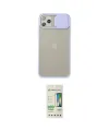 ieg™ iPhone 11 Pro Max Kılıf Vadi Çizgi - Siyah 20D Premium Cam Ekran Koruyucu