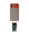 ieg™ iPhone 11 Pro Max Kılıf Vadi Çizgi - Siyah 360 Mat Full Body Arka Koruyucu
