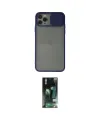ieg™ iPhone 11 Pro Max Kılıf Vadi Çizgi - Siyah 360 Mat Full Body Arka Koruyucu
