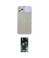 ieg™ iPhone 11 Pro Max Kılıf Vadi Çizgi - Siyah 360 Mat Full Body Arka Koruyucu