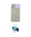 ieg™ iPhone 11 Pro Max Kılıf Vadi Çizgi - Siyah 3D Antistatik Cam Ekran Koruyucu