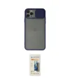 ieg™ iPhone 11 Pro Max Kılıf Vadi Çizgi - Siyah 6D Mat Seramik Hayalet Nano Ekran Koruyucu