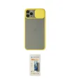 ieg™ iPhone 11 Pro Max Kılıf Vadi Çizgi - Siyah 6D Mat Seramik Hayalet Nano Ekran Koruyucu