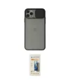 ieg™ iPhone 11 Pro Max Kılıf Vadi Çizgi - Siyah 6D Mat Seramik Hayalet Nano Ekran Koruyucu