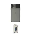 ieg™ iPhone 11 Pro Max Kılıf Vadi Çizgi - Siyah Bilvis Hayalet Cam Ekran Koruyucu