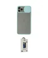 ieg™ iPhone 11 Pro Max Kılıf Vadi Çizgi - Siyah Bilvis Hayalet Cam Ekran Koruyucu