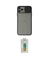 ieg™ iPhone 11 Pro Max Kılıf Vadi Çizgi - Siyah Polymer Nano Ekran Koruyucu