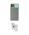 ieg™ iPhone 11 Pro Max Kılıf Vadi Çizgi - Siyah Seramik Nano Ekran Koruyucu