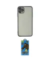ieg™ iPhone 11 Pro Max Kılıf Vadi Minimal - Siyah 18D Cam Ekran Koruyucu