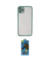 ieg™ iPhone 11 Pro Max Kılıf Vadi Minimal - Siyah 18D Cam Ekran Koruyucu