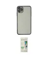 ieg™ iPhone 11 Pro Max Kılıf Vadi Minimal - Siyah 20D Premium Cam Ekran Koruyucu