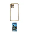 ieg™ iPhone 11 Pro Max Kılıf Vadi Minimal - Siyah 34D Izgaralı Cam