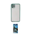 ieg™ iPhone 11 Pro Max Kılıf Vadi Minimal - Siyah 34D Izgaralı Cam