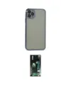 ieg™ iPhone 11 Pro Max Kılıf Vadi Minimal - Siyah 360 Mat Full Body Arka Koruyucu